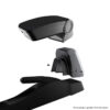 Kimpiris - Κονσόλα Χειροφρένου Τεμπέλης Με Βάση Armster 3 Fabric Honda CR-Z 10-16 Μαύρο Χρώμα Σετ 2 Τεμάχια