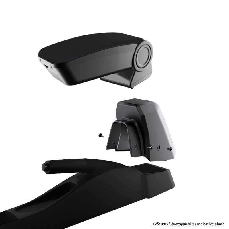 Kimpiris - Κονσόλα Χειροφρένου Τεμπέλης Με Βάση Armster 3 Fabric Honda CR-Z 10-16 Μαύρο Χρώμα Σετ 2 Τεμάχια