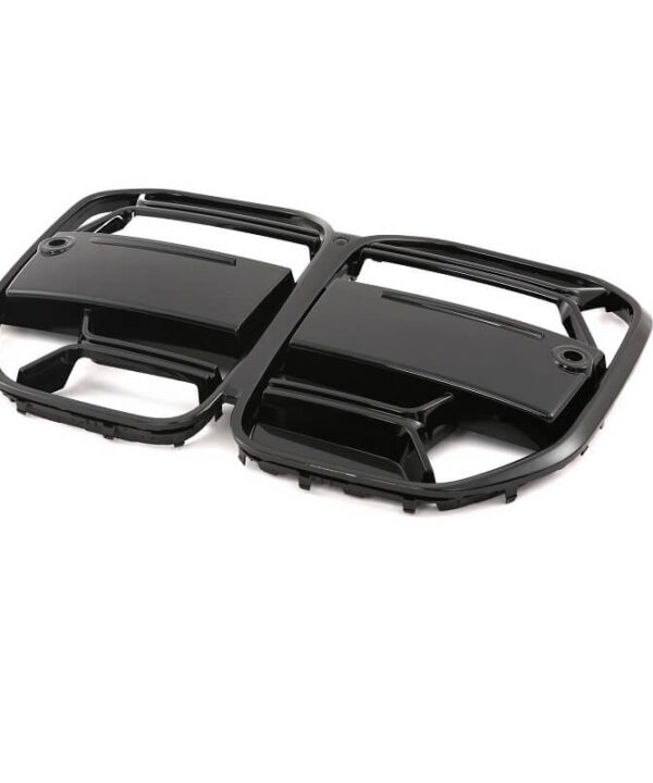 Alternative view of Καρδιές Μάσκας Για Bmw 4 G22 / G23 2020+ M4 CS Sport Μαύρο Γυαλιστερό 2 Τεμάχια