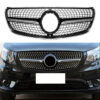 Kimpiris - Μάσκα Για Mercedes-Benz Vito W447 14-19 Diamond Look Μαύρο/Χρώμιο 1 Τεμάχιο
