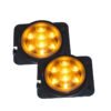 Πλαϊνά Φλας Φτερού Για Jeep Wrangler JK 07-18 Χρώμιο Led 2 Τεμάχια - Image 2