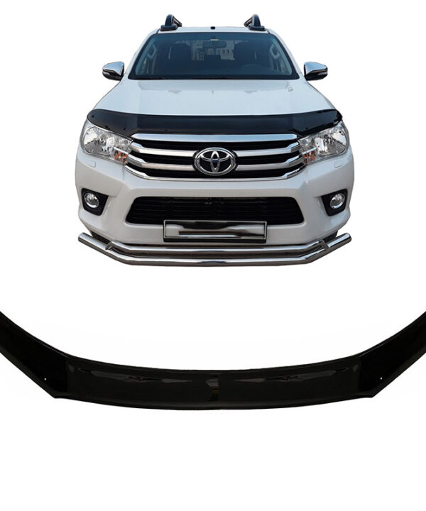 Kimpiris - Ανεμοθραύστης / Αντιανεμικό Καπό Για Toyota Hilux 2015+ Μαύρο Χρώμα