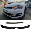 Kimpiris - Μπροστινό Spoiler Για VW Golf VII (7.5) 17-20 Standard Έκδοση Μαύρο Χρώμα Από Abs Πλαστικό 3 Τεμάχια