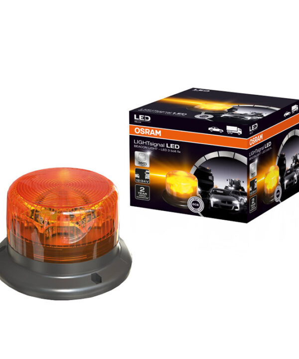 Kimpiris - Φάρος Ασφαλείας Αυτοκινήτου Osram Led Beacon Light 12/24Volt 1900K 148 x 89 mm Πορτοκαλί RΒL102