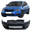 Kimpiris - Μπροστινός Προφυλακτήρας Για Skoda Octavia III (3) 5E 14-16 Με Μαύρη Μάσκα RS Look