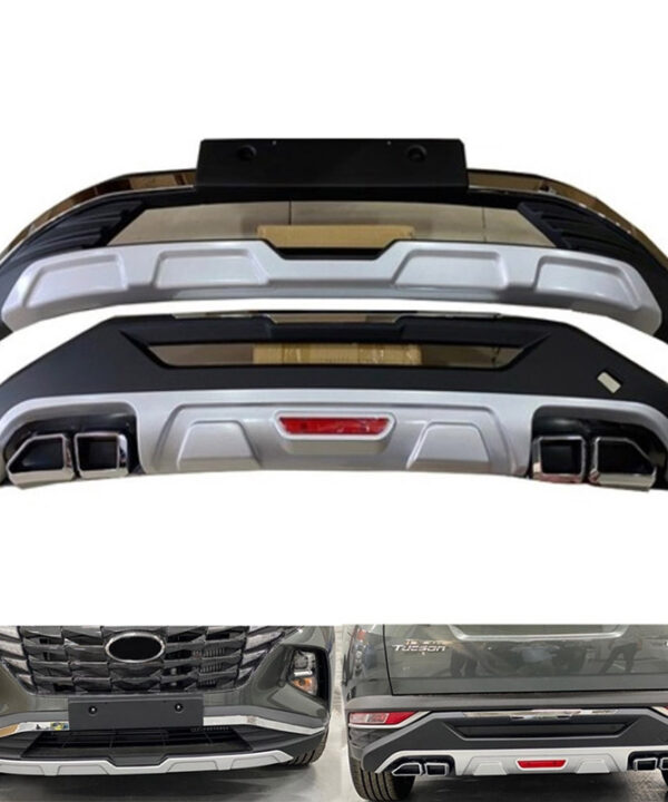 Kimpiris - Skid Plates Προφυλακτήρων Body kit Για Εμπρός Και Πίσω Προφυλακτήρα Για Hyundai Tucson 2021+ 2 Τεμάχια