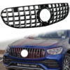 Kimpiris - Μάσκα Για Mercedes-Benz GLC-Class X253 19+ Facelift GTR Panamericana Design Μαύρο/Χρώμιο