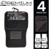 Πατάκια Αυτοκινήτου Universal Μοκέτα "Premium Collection" Car+ Μαύρα 4 Pieces - Image 3