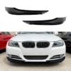 Kimpiris - Μπροστινά Spoiler Δεξιά & Αριστερά Για Bmw 3 E90/E91 LCI 08-11 Με Απλή Έκδοση Προφυλακτήρα Γυαλιστερό Μαύρο Από Abs Πλαστικό 2 Τεμάχια
