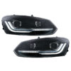 Kimpiris - Μπροστινά Φανάρια Set Για Vw Polo 6R/6C 09-17 DRL New Design & Dynamic Φλας H7 Με Μοτέρ Carner