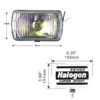 Kimpiris - Προβολέας Αυτοκινήτου Universal Rainbow Με Καπάκι 12 Volt 55 Watt H3 Λάμπα FX-1155 1 Τεμάχιο