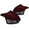 Kimpiris - Πισινά Φανάρια Set Για Ford Focus 11-14 Hatchback Led Bar  Κόκκινο/Smoke JunYan