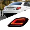 Kimpiris - Πισινά Φανάρια Set Για Mercedes-Benz C-Class W205 14-18 Full Led Bar Facelift Look Carner