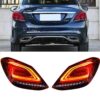 Πισινά Φανάρια Set Για Mercedes-Benz C-Class W205 14-18 Full Led Bar Facelift Look Carner - Image 3