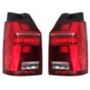 Kimpiris - Πισινά Φανάρια Set Για Vw T6 15-20 Full Led Bar Κόκκινο/Crystal Carner Με Dynamic Φλας