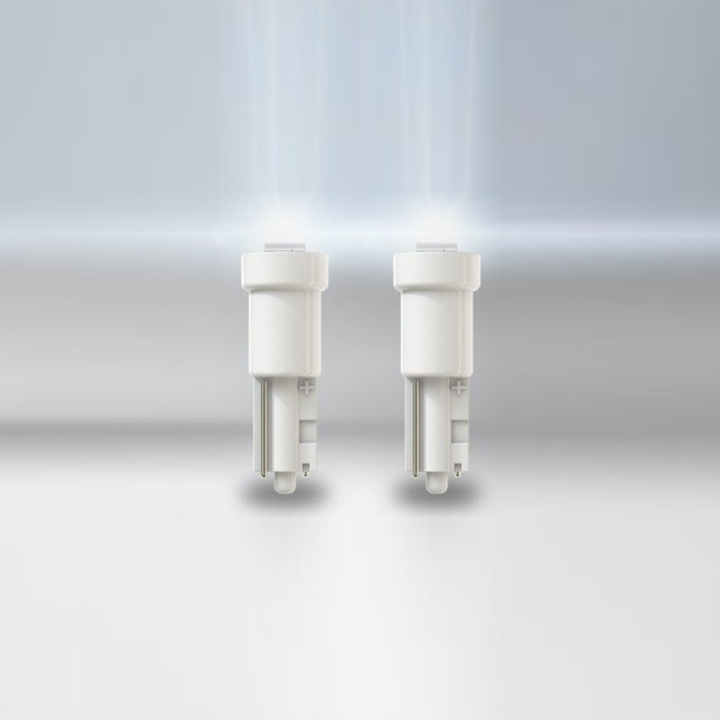 Λάμπες Led T5 W2x4.6d 12Volt 0.25watt Λευκές 6000k Osram 2723DWP-02B 2 Τεμάχια - Image 3