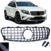 Kimpiris - Μάσκα Για Mercedes-Benz GLA X156 Facelift 17-21 Panamericana Look Μαύρο/Χρώμιο 1 Τεμάχιο