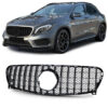 Kimpiris - Μάσκα Για Mercedes-Benz GLA X156 13-16 Panamericana Look Μαύρο Γυαλιστερό 1 Τεμάχιο