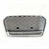 Kimpiris - Μάσκα Για Audi A6 4G C7 Facelift 15-18 RS6 Look Κυψελωτή Χρώμιο/Μαύρο 1 Τεμάχιο