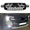 Kimpiris - Μάσκα Για Ford Ranger T9 2022+ XLT / Sport / Wild Trak Raptor Type Με Led Μαύρο Γυαλιστερό
