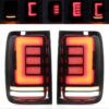 Πισινά Φανάρια Set Για VW Amarok 10-21 Full Led Bar Dynamic Φλας Μαύρο / Φιμέ Carner - Image 4