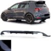 Kimpiris - Diffuser Πίσω Προφυλακτήρα Για VW Golf VII (7) 13-17 GTI Με 2 Μονές Εξατμίσεις Δεξια & Αριστερά Γυαλιστερό Μαύρο Από Abs Πλαστικό 1 Τεμάχιο