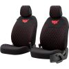 Kimpiris - Ημικαλύμματα Μπροστινών Καθισμάτων Otom RSX Sport Ύφασμα Κεντητό Καπιτονέ Μαύρο Με Κόκκινη Ραφή RSXL-102 2 Τεμάχια