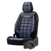 Καλύμματα Αυτοκινήτου Otom GTI Sports Design Universal Jacquard / Lacost / Δερματίνη Σετ Εμπρός / Πίσω 11 Τεμαχίων Μαύρο - Μπλε GTI-804 - Image 2