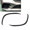 Kimpiris - Splitters Μπροστινού Προφυλακτήρα Για Mercedes-Benz C-Class W205 / C205 / S205 2014-2018 Amg Line Έκδοση Γυαλιστερό Μαύρο 2 Τεμάχια