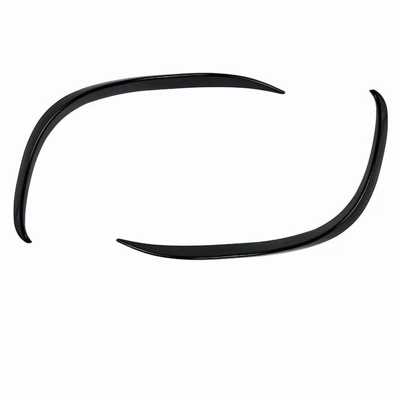 Splitters Μπροστινού Προφυλακτήρα Για Mercedes-Benz C-Class W205 / C205 / S205 2014-2018 Amg Line Έκδοση Γυαλιστερό Μαύρο 2 Τεμάχια - Image 3