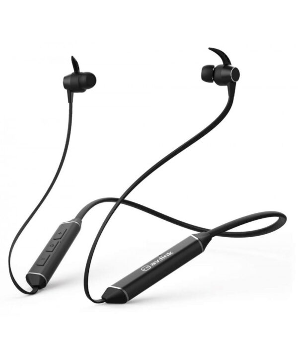 Kimpiris AvLink 100.547UK PowerBand Ασύρματα Ακουστικά Λαιμού με Bluetooth Μαύρο (Τεμάχιο)-