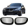 Kimpiris - Καρδιές Μάσκας Για Bmw 5 E60 03-11 Μαύρο Ματ 2 Τεμάχια