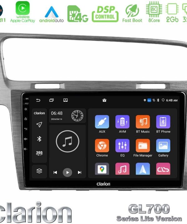 Kimpiris - Clarion GL700 Lite Series 8Core Android11 2+32GB VW GOLF 7 Navigation Multimedia Tablet 10" Με Carplay & Android Auto