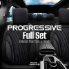 Καλύμματα Αυτοκινήτου Otom Progressive Design Universal Full Δερματίνη Σετ Εμπρός / Πίσω 11 Τεμαχίων Μαύρο PRG-101 - Image 2