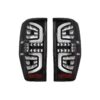 ford ranger t6 t7 t8 2012 2022 led tail lights black