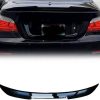 Αεροτομή Πορτ Παγκάζ Για Bmw 5 E60 03-11 M4 Look Lipspoiler Γυαλιστερή Μαύρη Από Πλαστικό - Image 2