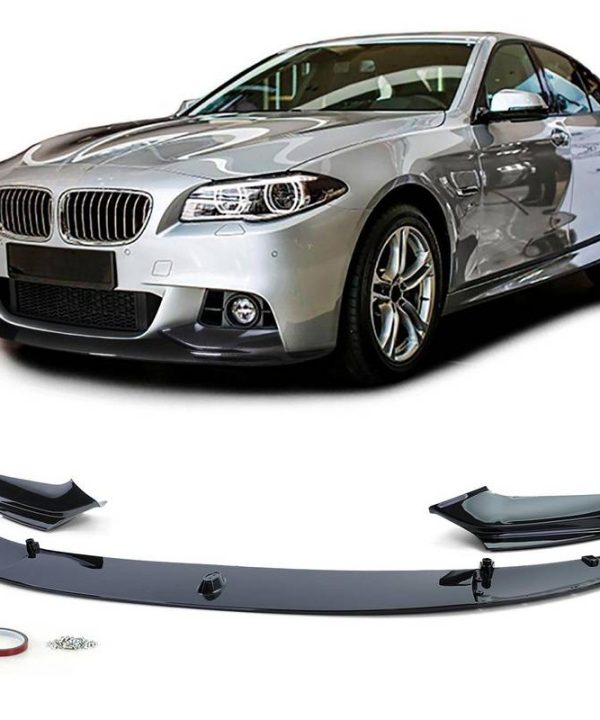 Kimpiris - Μπροστινό Spoiler Για Bmw 5 F10 / F11 2010-2013 M-Tech Μαύρο Γυαλιστερο Από Abs Πλαστικό 1 Τεμάχιο