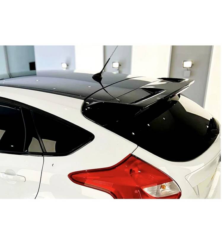Αεροτομή Οροφής Για Ford Focus Hatchback 11-18 ST-Line Γυαλιστερή Μαύρη Από Abs Πλαστικό - Image 2