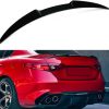 Kimpiris - Αεροτομή Πορτ Παγκάζ Για Alfa Romeo Giulia 2018+ Quadrifoglio Look V2 Style Μαύρο Γυαλιστερό Από Abs Πλαστικό