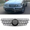 Kimpiris - Μάσκα Για Mercedes-Benz ML-Class W163 98-05 Look W164 Amg Ασημί/Χρώμιο 1 Τεμάχιο