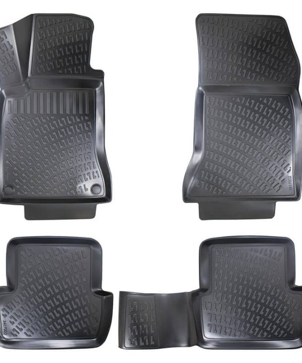 Kimpiris - Πατάκια Σκαφάκια 3D Από Λάστιχο TPE Για Mercedes Β-CLΑSS W247 2019- Rizline 4 Τεμάχια Μαύρα