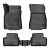 Kimpiris - Πατάκια Σκαφάκια 3D Από Λάστιχο TPE Για Mercedes GLA H247 2021- Rizline 4 Τεμάχια Μαύρα