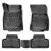 Kimpiris - Πατάκια Σκαφάκια 3D Από Λάστιχο TPE Για Mercedes GLB X247 2019- Rizline 4 Τεμάχια Μαύρα
