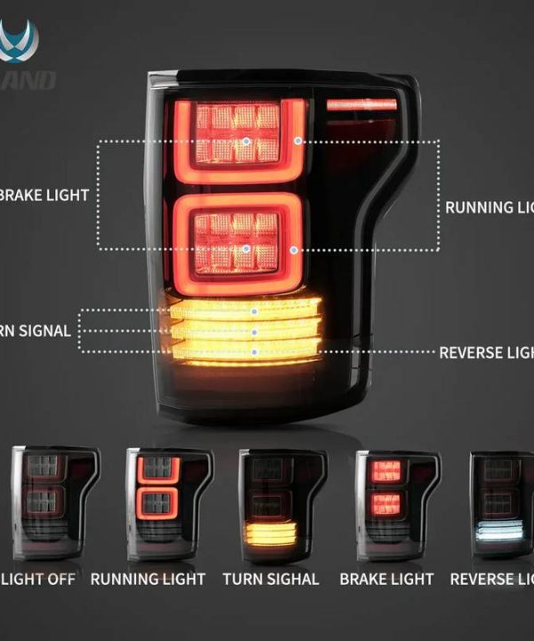 Alternative view of Πισινά Φανάρια Set Για Ford F150 MK13 14-20  Led Bar Dynamic Black Full Led