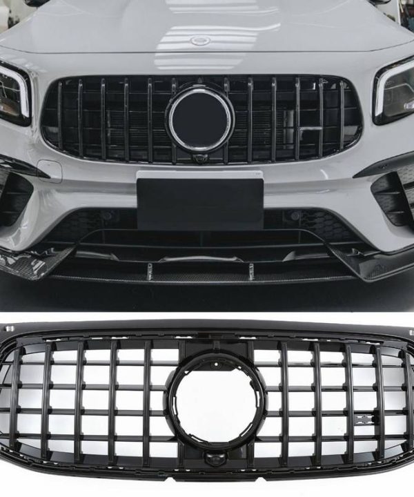 Alternative view of Μάσκα Για Mercedes-Benz GLB X247 19-23 Amg Line Panamericana Look Glossy Black/Night Package