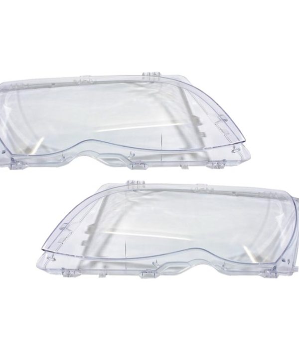Alternative view of Κρύσταλλα Φαναριών Για Bmw 3 Series E46 Facelift Sedan/Touring 01-04 Ζευγάρι 2 Τεμάχια