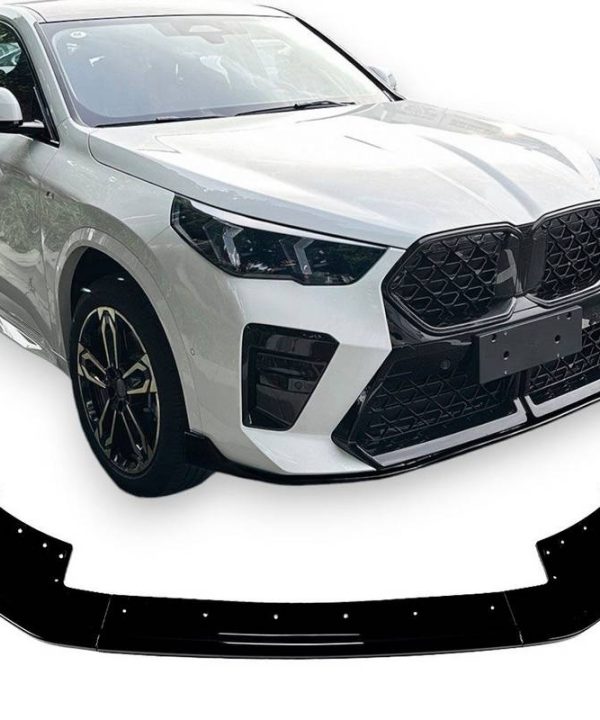Kimpiris - Μπροστινό Spoiler Για Bmw X1 U11 2022+ M-Packet Γυαλιστερό Μαύρο 3 Τεμάχια
