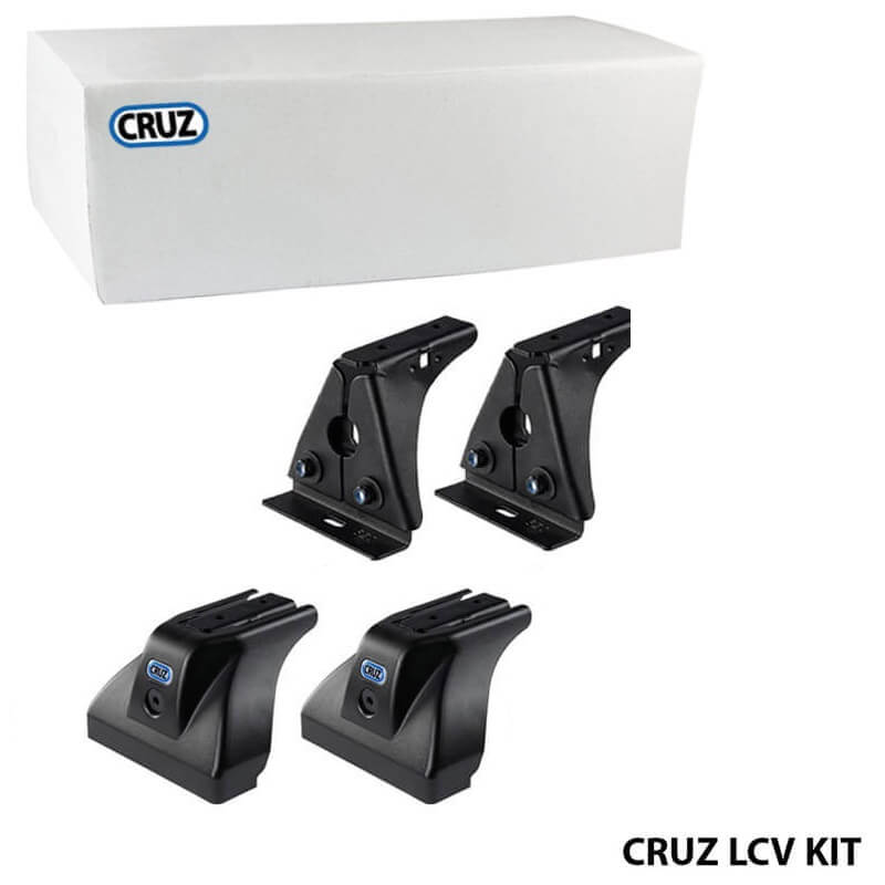 Kimpiris - Πόδια / Άκρα Για Μπάρες & Σχάρες Οροφής CRUZ LCV 934-227 Για Dacia Dokker 13+ / Renault Express 21+ Σετ 2 Τεμάχια Για 1 Μπάρα