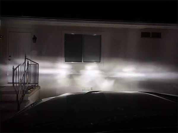 poor light beam pattern