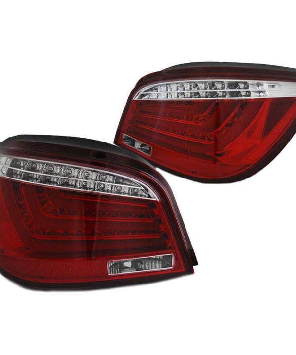 Alternative view of Πισινά Φανάρια Set Για Bmw 5 E60 03-07 Led Bar Κόκκινο/Crystal JunYan
